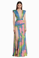Maya Printed Gown