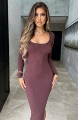 Camile Maxi Dress - Chocolate