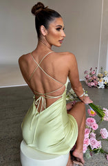 Jhene Mini Dress - Lime