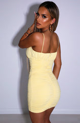 Lara Mini Dress - Lemon