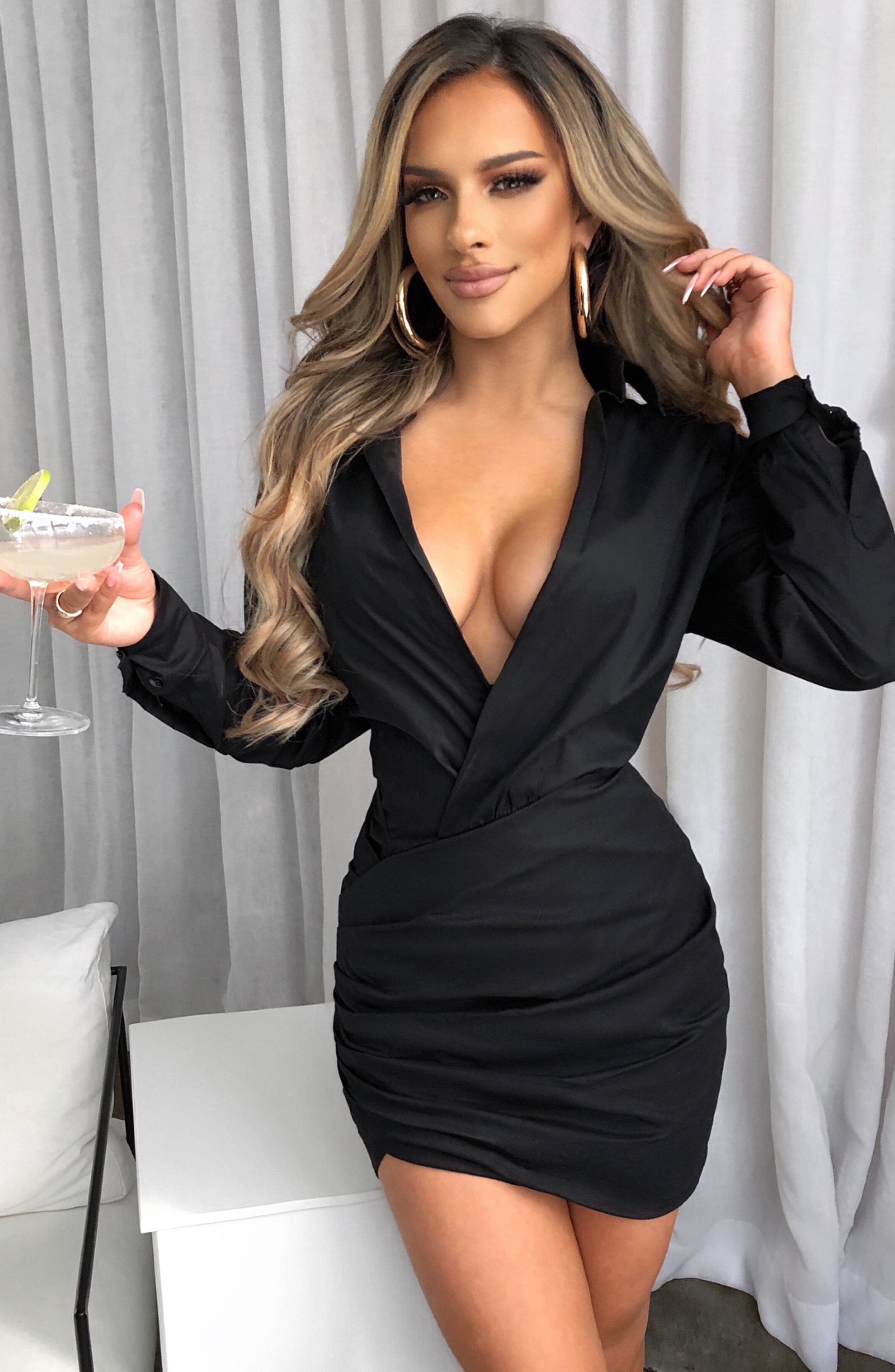 Mila Mini Dress - Black
