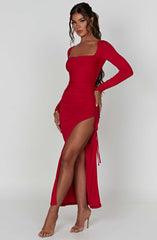 Raye Maxi Dress - Red